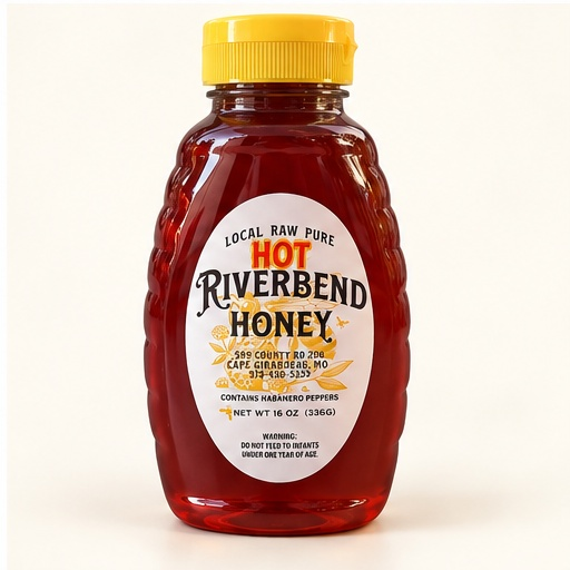 Riverbend Honey 16 oz Hot Honey