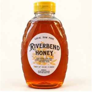 Riverbend Honey quart squeeze bottle 48 oz